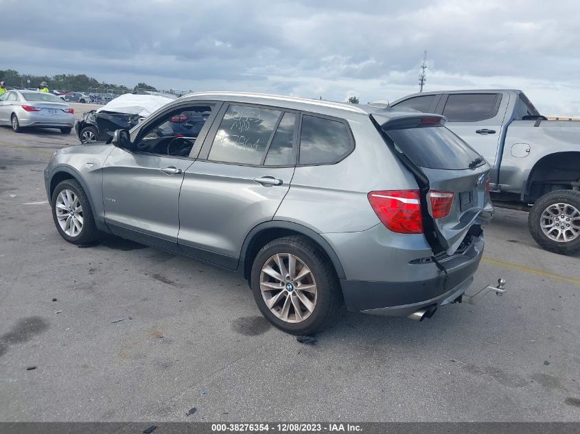 2013 BMW X3 xDrive28I VIN: 5UXWX9C53D0A27864 Lot: 38276354