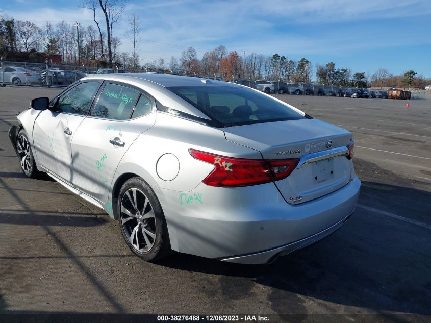 2017 Nissan Maxima Sv VIN: 1N4AA6AP0HC427887 Lot: 38276488