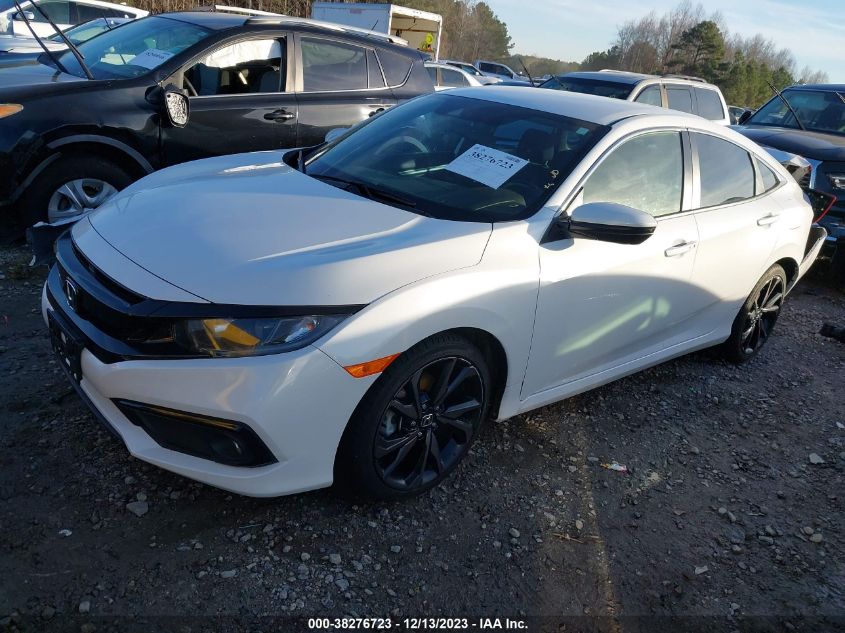 2019 Honda Civic Sport VIN: 19XFC2F86KE021522 Lot: 38276723