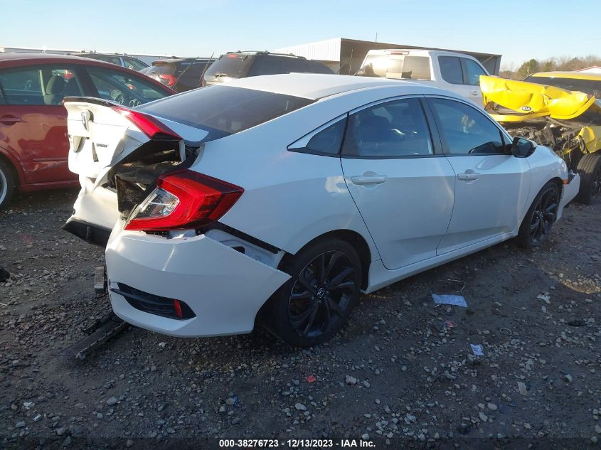 2019 Honda Civic Sport VIN: 19XFC2F86KE021522 Lot: 38276723