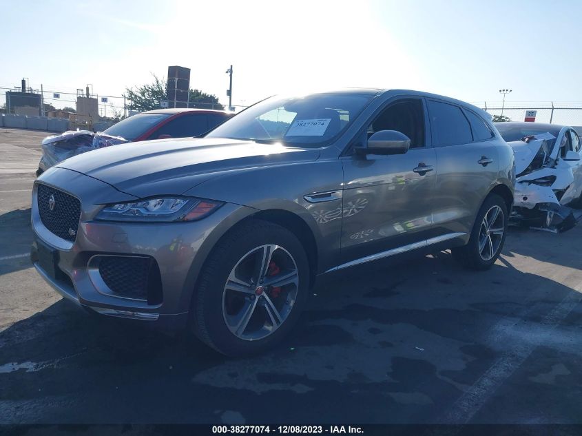 2020 Jaguar F-Pace S P380 Awd Automatic VIN: SADCM2FV7LA627510 Lot: 38277074