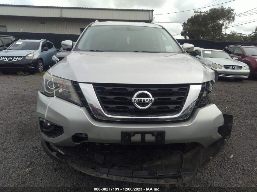 2018 Nissan Pathfinder Sl VIN: 5N1DR2MM2JC611143 Lot: 38277191