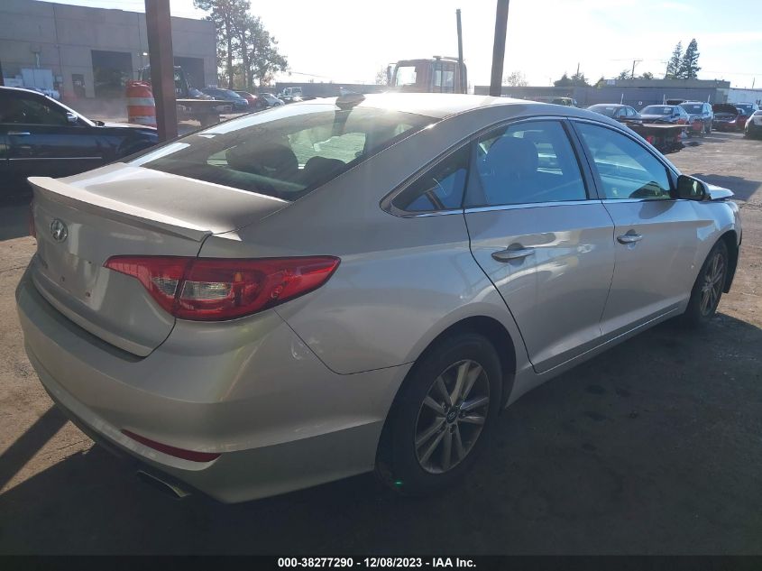 2015 Hyundai Sonata 2.4L Se VIN: 5NPE24AF3FH067214 Lot: 38277290