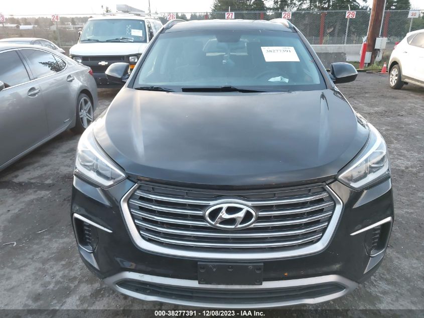 2017 Hyundai Santa Fe Se VIN: KM8SMDHF1HU225380 Lot: 38277391