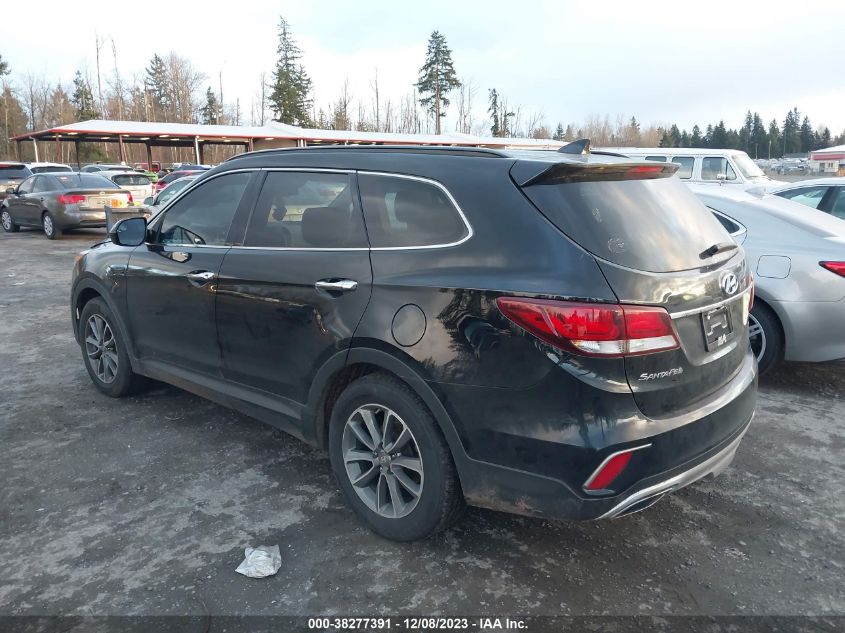 2017 Hyundai Santa Fe Se VIN: KM8SMDHF1HU225380 Lot: 38277391