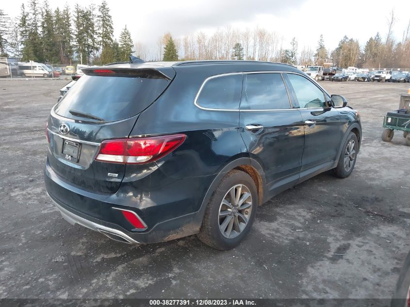 2017 Hyundai Santa Fe Se VIN: KM8SMDHF1HU225380 Lot: 38277391