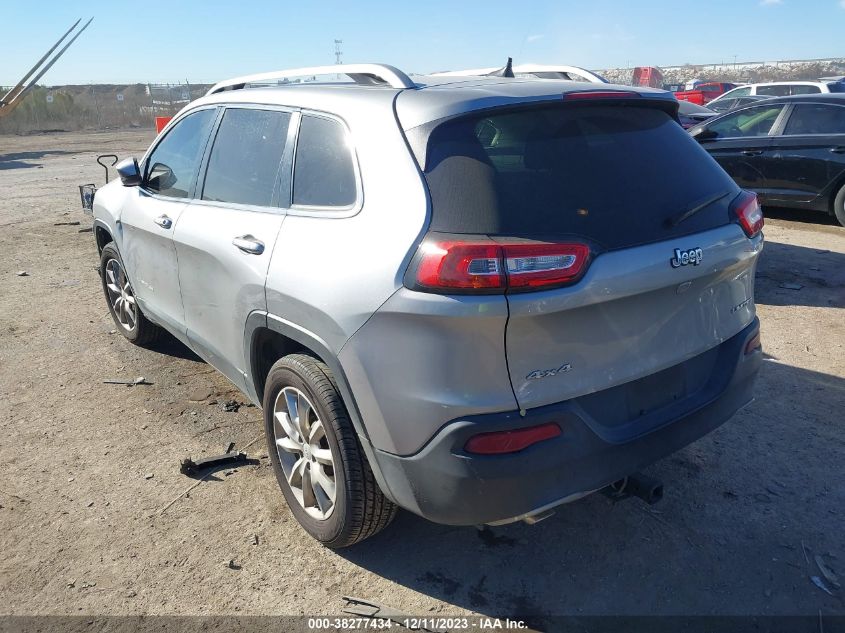 2016 Jeep Cherokee Limited VIN: 1C4PJMDB5GW182039 Lot: 38277434