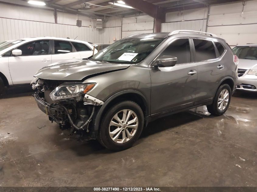 2015 Nissan Rogue Sv VIN: 5N1AT2MV1FC925161 Lot: 38277490