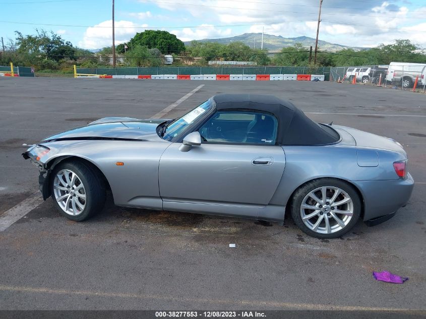 2001 Honda S2000 VIN: JHMAP11431T009586 Lot: 38277553