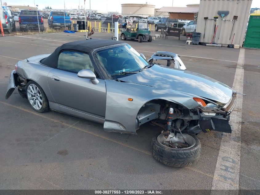 2001 Honda S2000 VIN: JHMAP11431T009586 Lot: 38277553