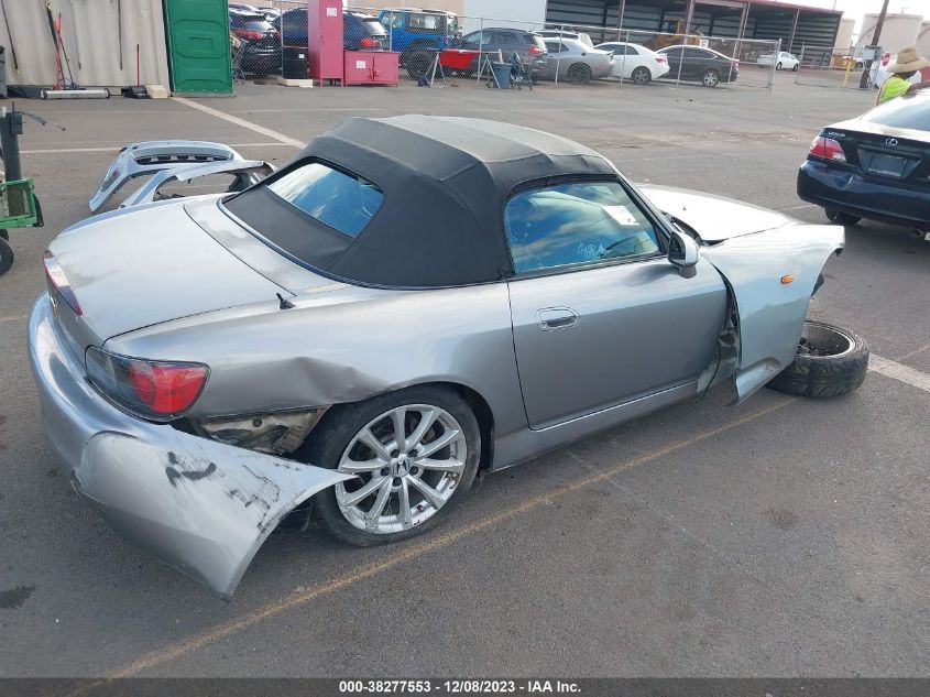 2001 Honda S2000 VIN: JHMAP11431T009586 Lot: 38277553