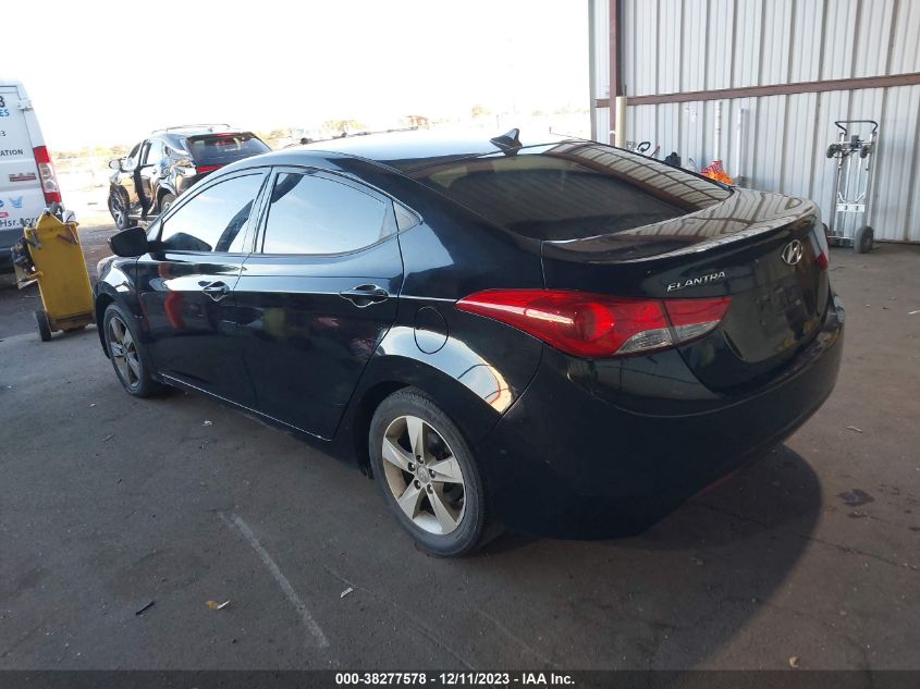 2013 Hyundai Elantra Gls Pzev VIN: KMHDH4AE1DU888523 Lot: 38277578