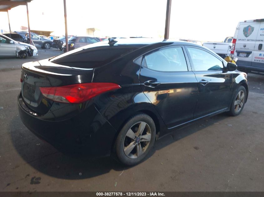 2013 Hyundai Elantra Gls Pzev VIN: KMHDH4AE1DU888523 Lot: 38277578