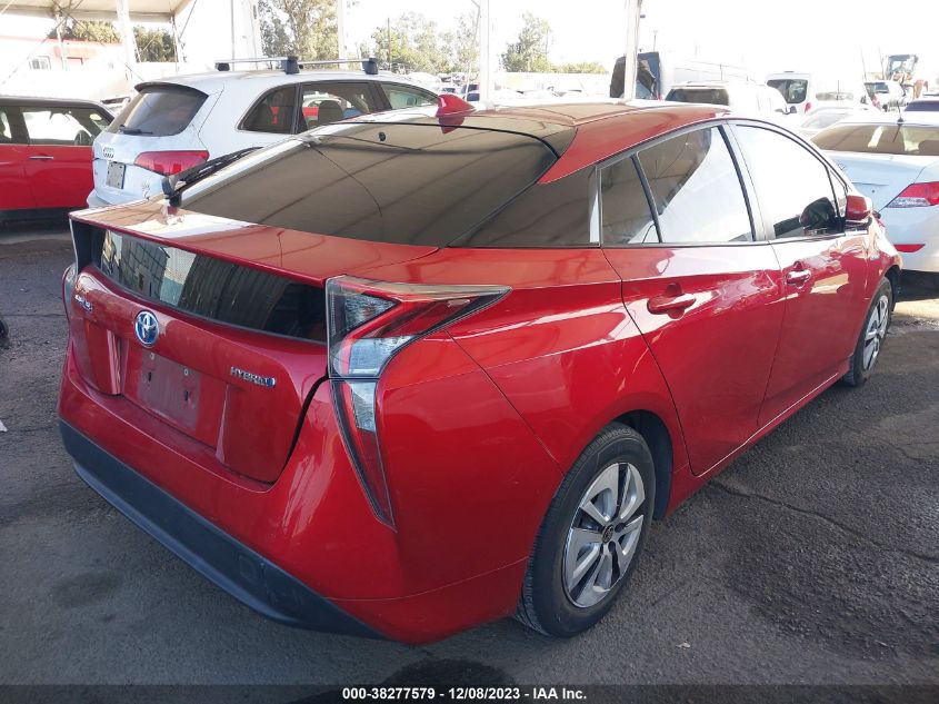 2016 Toyota Prius Three VIN: JTDKARFUXG3514306 Lot: 38277579