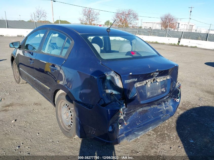 2010 Nissan Sentra 2.0S VIN: 3N1AB6AP5AL637440 Lot: 38277750