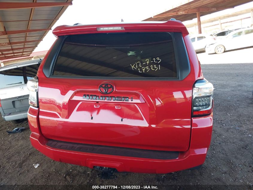 2022 Toyota 4Runner Sr5 VIN: JTEEU5JR8N5273231 Lot: 38277794