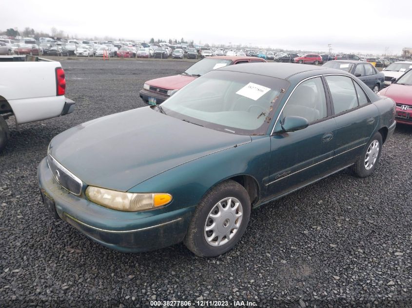 2000 Buick Century Custom VIN: 2G4WS52J9Y1231594 Lot: 38277806