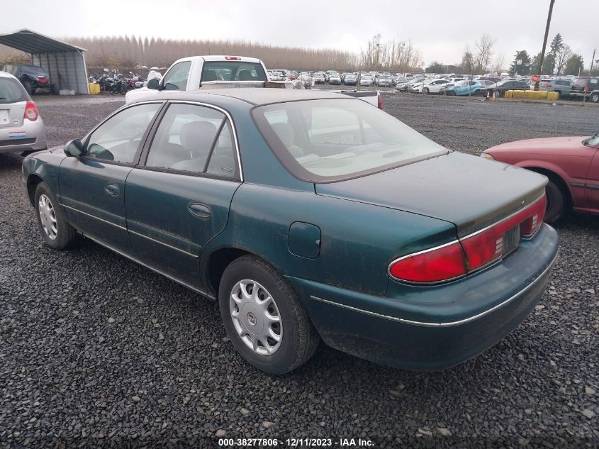 2000 Buick Century Custom VIN: 2G4WS52J9Y1231594 Lot: 38277806