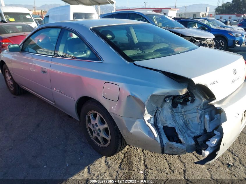 1999 Toyota Camry Solara Sle VIN: 2T1CF22P2XC142965 Lot: 38277865