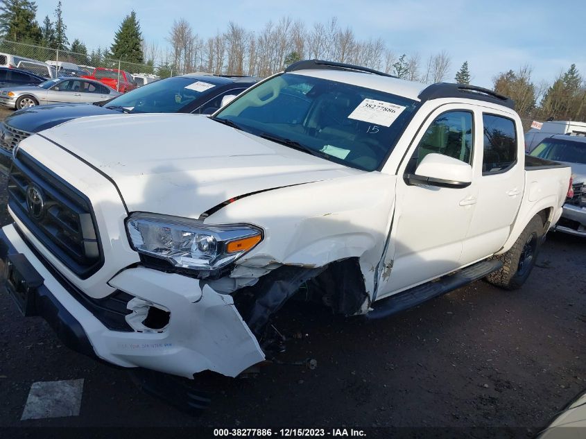 2022 Toyota Tacoma 4Wd Sr VIN: 3TMCZ5AN9NM530238 Lot: 38277886