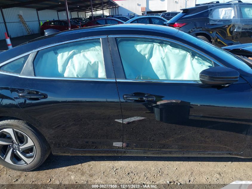 2022 Honda Insight Ex VIN: 19XZE4F54NE010595 Lot: 38277958