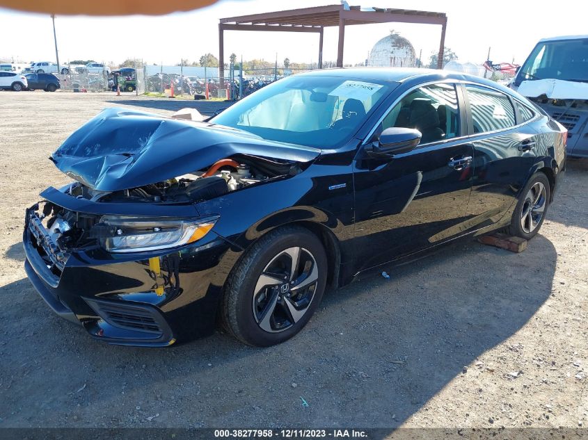 2022 Honda Insight Ex VIN: 19XZE4F54NE010595 Lot: 38277958