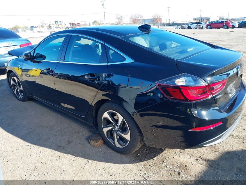 2022 Honda Insight Ex VIN: 19XZE4F54NE010595 Lot: 38277958