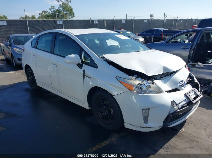 2014 Toyota Prius Two VIN: JTDKN3DU8E0365185 Lot: 38278000