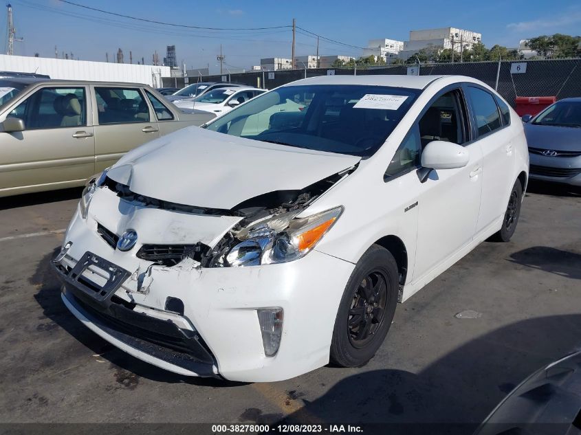 2014 Toyota Prius Two VIN: JTDKN3DU8E0365185 Lot: 38278000