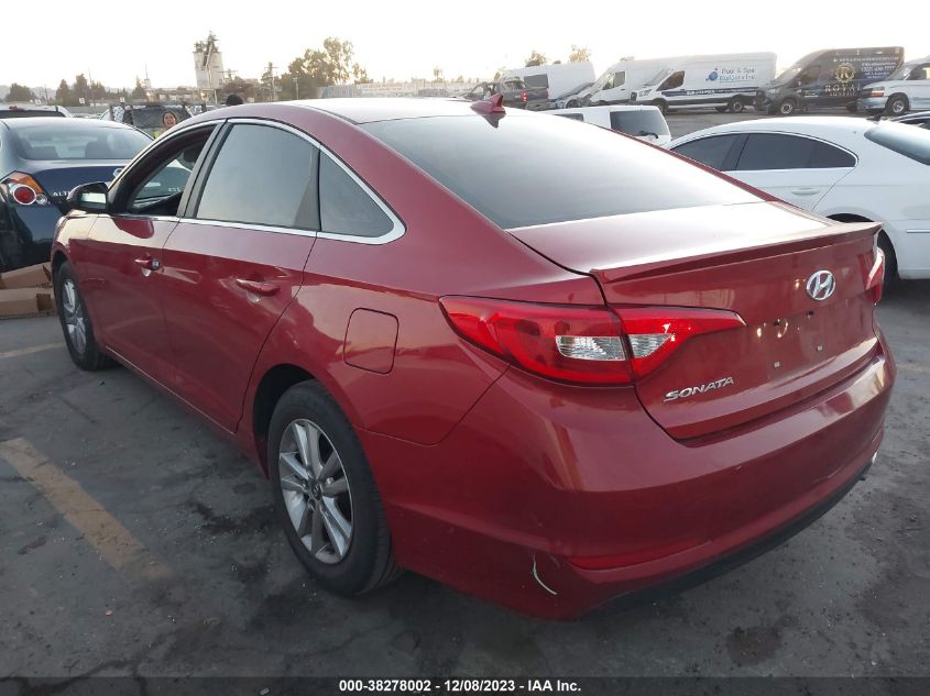 2017 Hyundai Sonata 2.4L VIN: 5NPE24AF6HH564695 Lot: 38278002