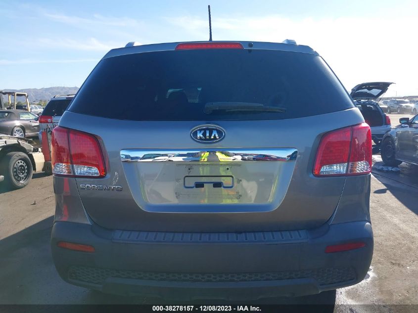 2013 Kia Sorento Lx V6 VIN: 5XYKT4A24DG378877 Lot: 38278157