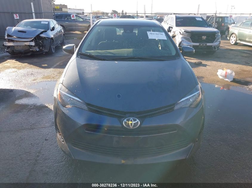 2T1BURHE2JC121606 2018 Toyota Corolla Le