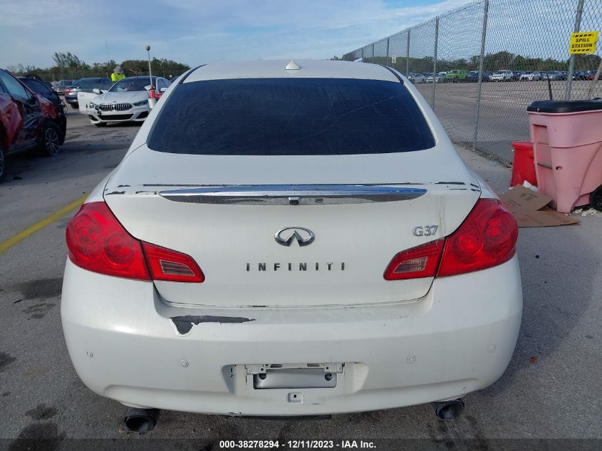 2013 Infiniti G37 Journey VIN: JN1CV6AP7DM304103 Lot: 38278294