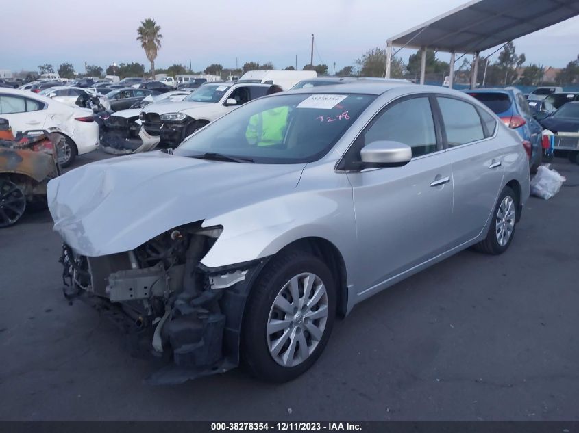 2016 Nissan Sentra S VIN: 3N1AB7AP4GY295092 Lot: 38278354