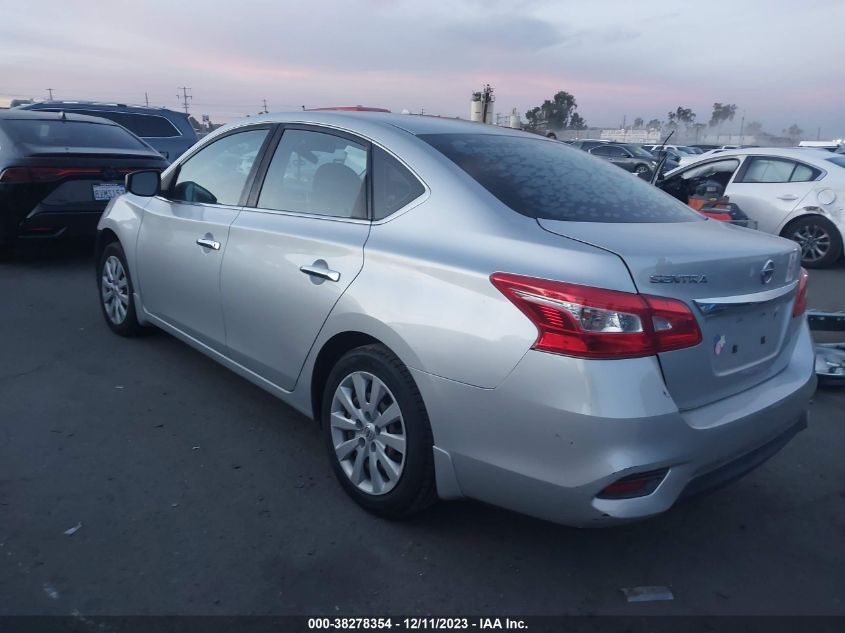 2016 Nissan Sentra S VIN: 3N1AB7AP4GY295092 Lot: 38278354