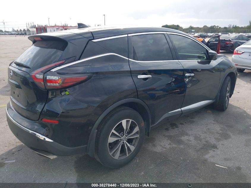 2020 Nissan Murano S Fwd VIN: 5N1AZ2AJ5LN134499 Lot: 38278440