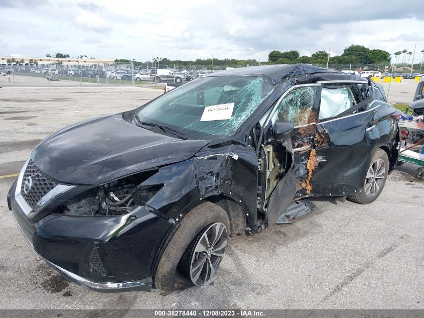 2020 Nissan Murano S Fwd VIN: 5N1AZ2AJ5LN134499 Lot: 38278440