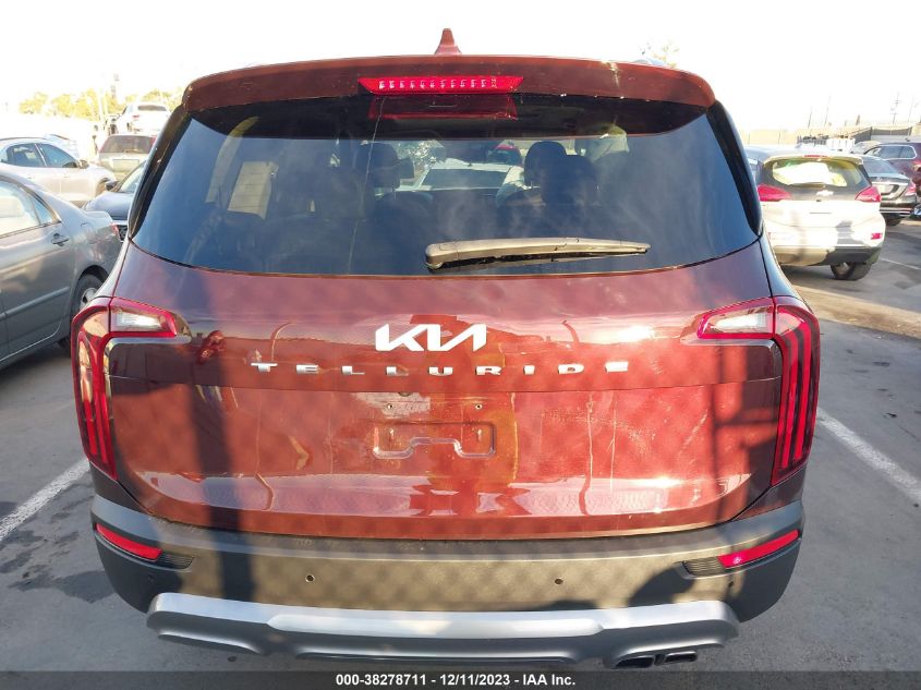 2022 Kia Telluride Ex VIN: 5XYP34HCXNG205399 Lot: 38278711