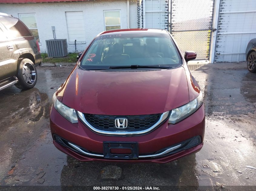 2014 Honda Civic Lx VIN: 19XFB2F51EE001725 Lot: 38278730