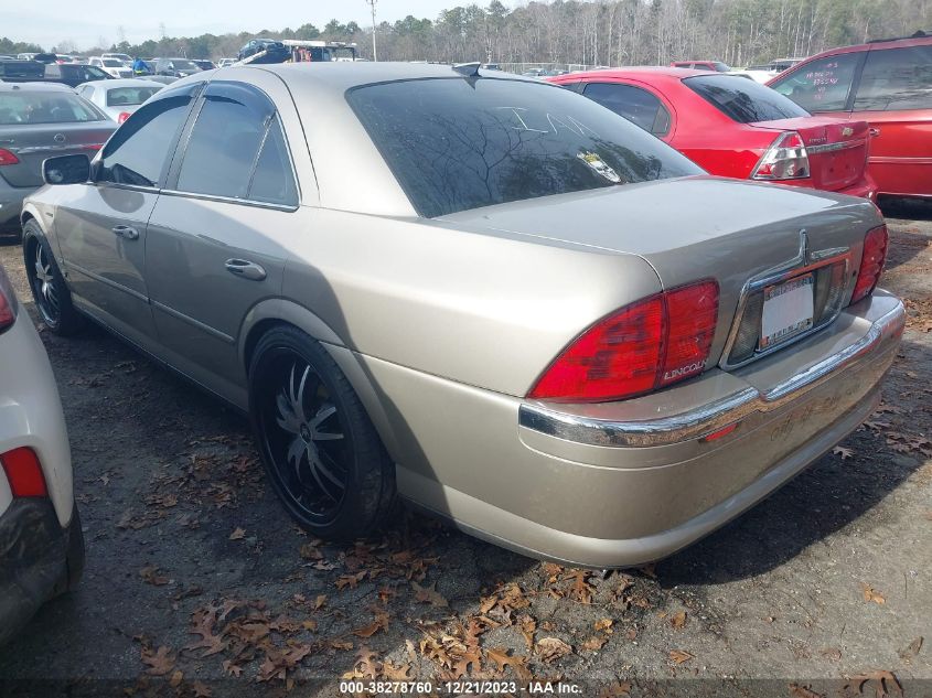 2001 Lincoln Ls V6 Auto/W/Sport Pkg VIN: 1LNHM86S91Y675665 Lot: 38278760