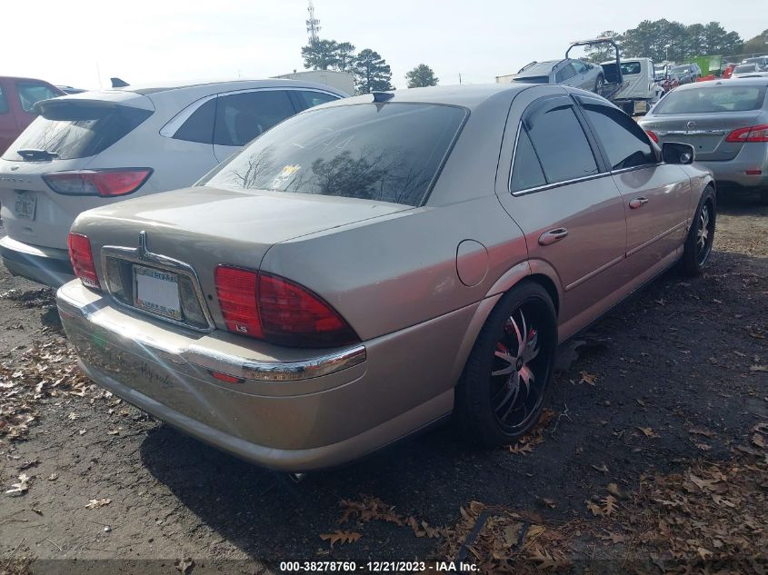 2001 Lincoln Ls V6 Auto/W/Sport Pkg VIN: 1LNHM86S91Y675665 Lot: 38278760