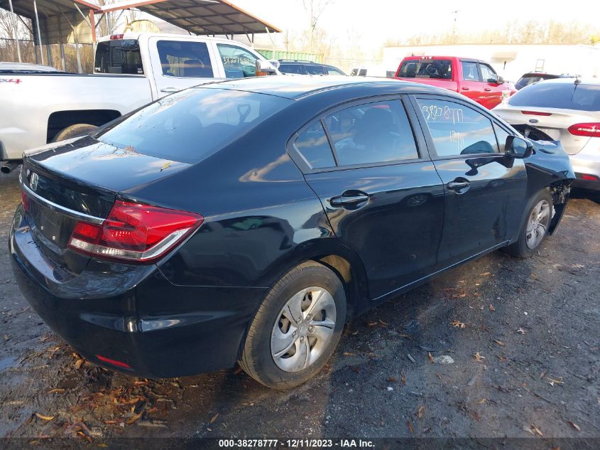 2014 Honda Civic Sedan Lx VIN: 19XFB2F51EE200676 Lot: 38278777