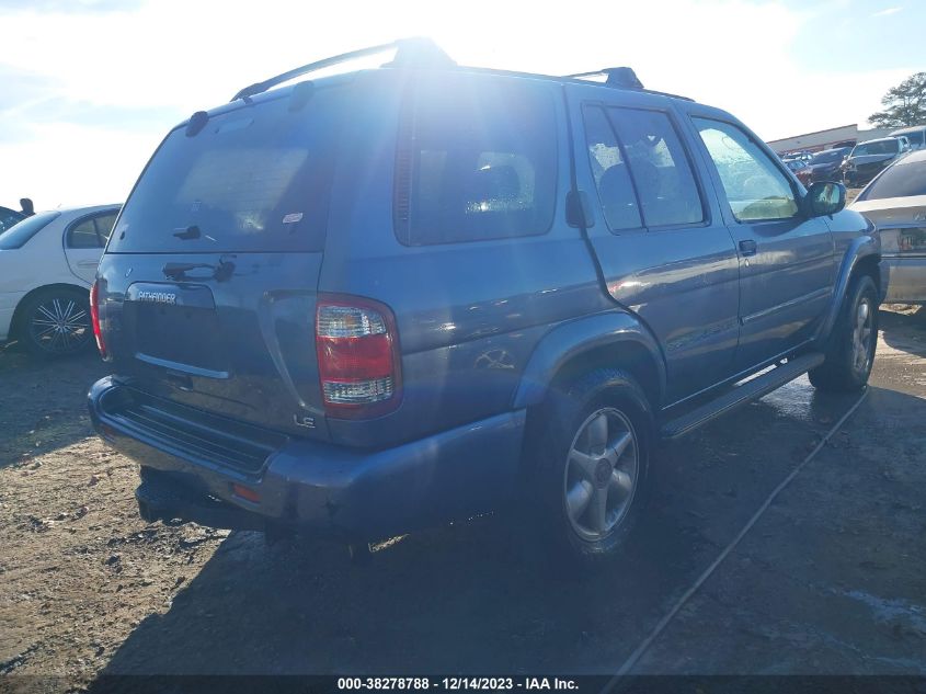 2000 Nissan Pathfinder Le/Se/Xe VIN: JN8AR07YXYW424868 Lot: 38278788