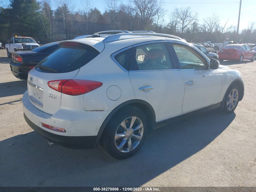 2008 Infiniti Ex35 Journey VIN: JNKAJ09FX8M358766 Lot: 38278806