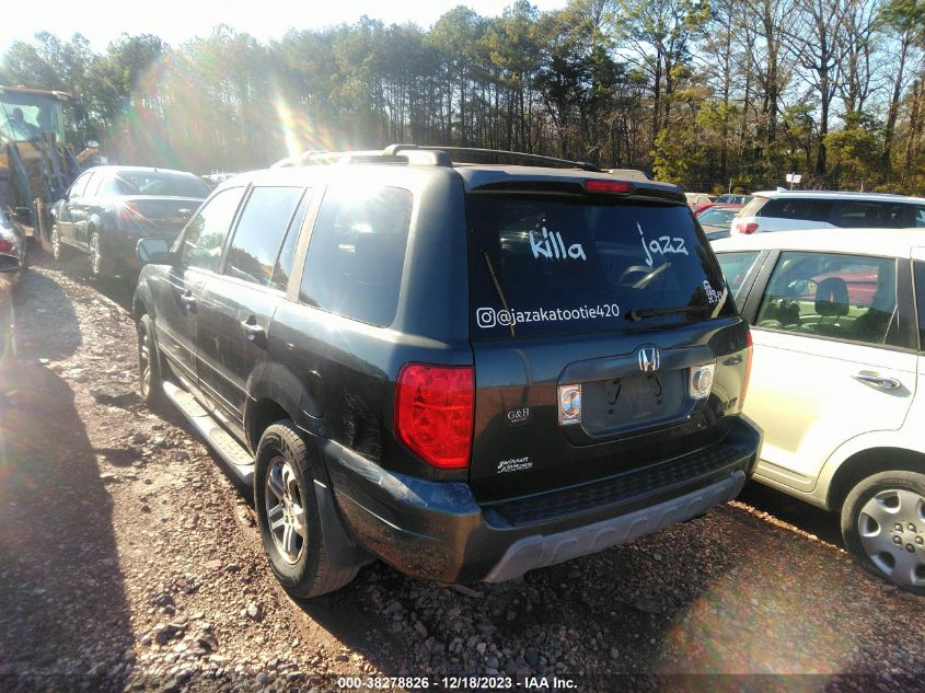 2003 Honda Pilot Ex VIN: 2HKYF18653H578053 Lot: 40590024