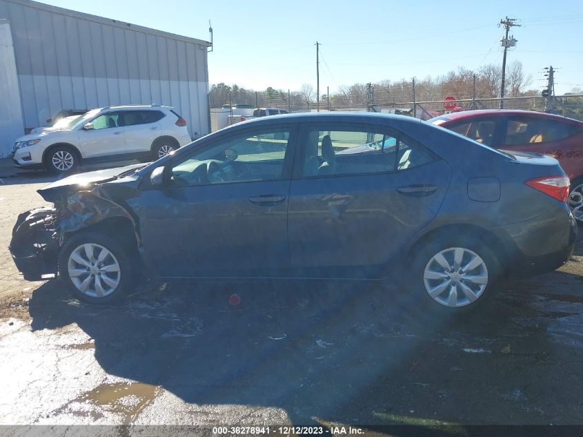 2016 Toyota Corolla Le VIN: 5YFBURHE6GP523184 Lot: 38278941