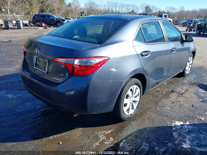 2016 Toyota Corolla Le VIN: 5YFBURHE6GP523184 Lot: 38278941