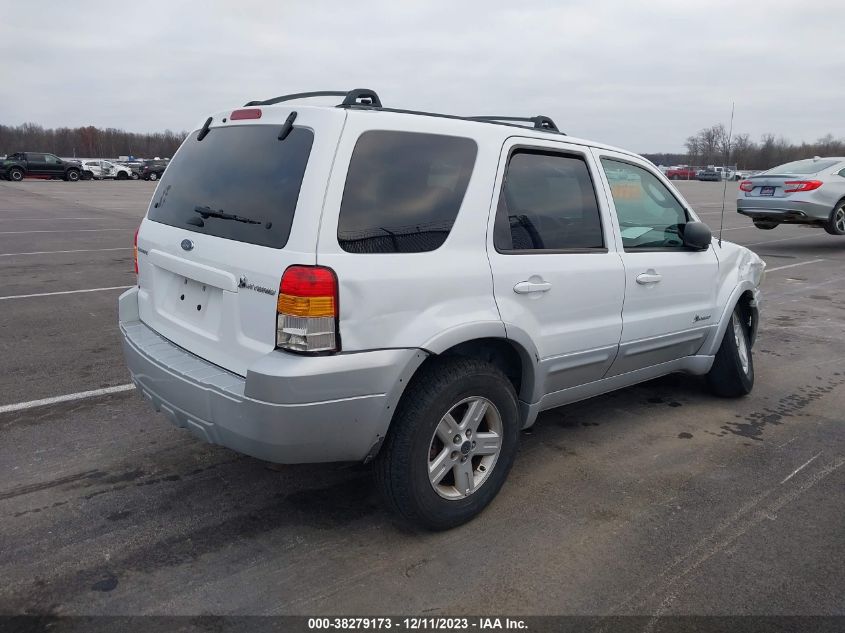 2005 Ford Escape Hybrid VIN: 1FMCU96H65KE50195 Lot: 38279173