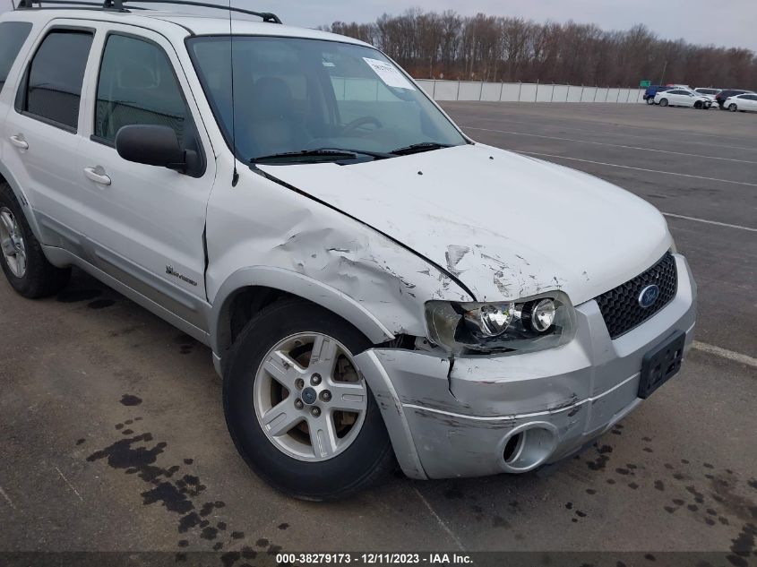 2005 Ford Escape Hybrid VIN: 1FMCU96H65KE50195 Lot: 38279173