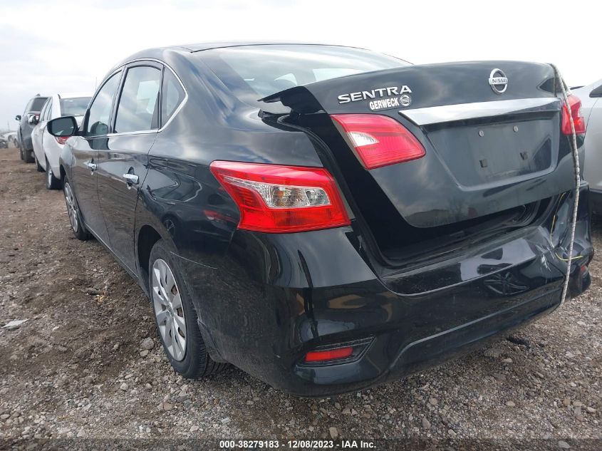 2017 Nissan Sentra S VIN: 3N1AB7AP3HY274624 Lot: 38279183